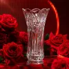 The transparent crystal vase is a living room decorative item with high light transmittance and a simple Nordic style Specification image